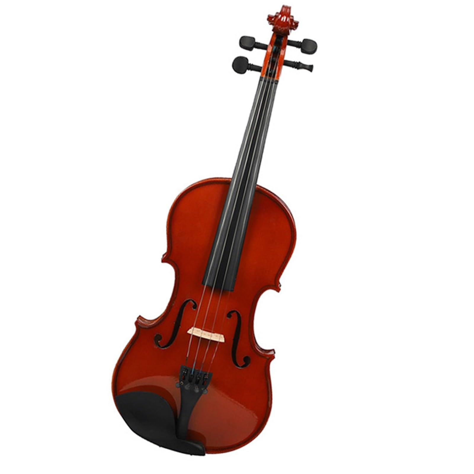 Violín De Tamaño Completo Brillante De Madera Maciza Para Principiantes Instrumento De Violín(1/2)