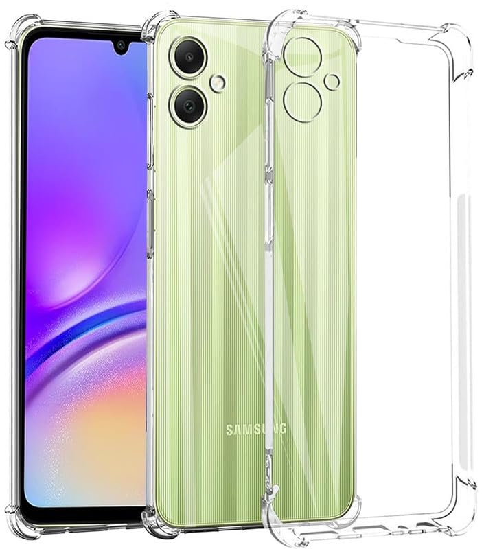OneLike Bumper Crystal Clear Cover with Corner Slim Anti-Scratch Shockproof Flexible TPU Protective Case Cover for Samsung Galaxy M05 4G - Transparent (B0DHDDXBBX) Amazon Price History, Amazon Price Tracker