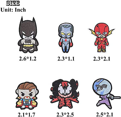 22Pcs Iron On Patches For Clothes Assorted Styles Decorative Embroidered Sew On Cartoon Anime Diy Patches Applique Patch Repair #TOP3