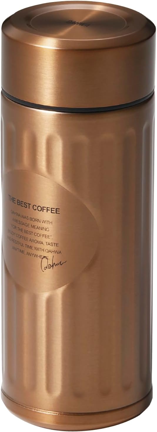 シービージャパン(CB JAPAN) 水筒 カッパー 420ml 直飲み 真空2層構造 抗菌仕様 カフア コーヒー ボトル QAHWA