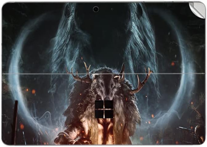 GADGETS WRAP Printed Vinyl Top Only Skin Sticker Decal for Microsoft Surface Go - Far Cry Primal Legend of The Mammoth Missions