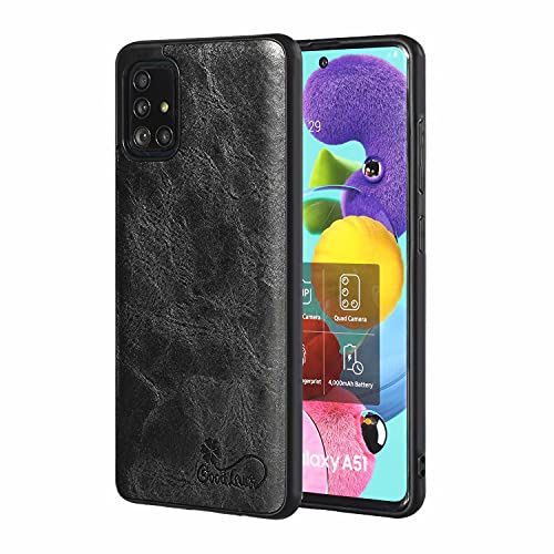 TTNAO Custodia per Samsung Galaxy A71,Stile Retrò