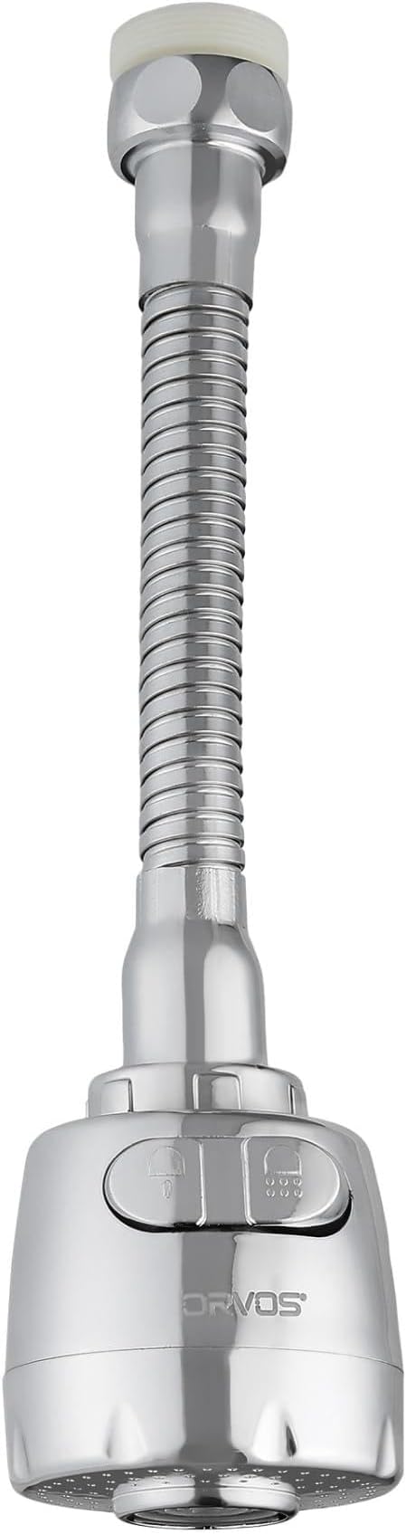 Kitchen Faucet Extender - Helix, High Grade ABS Material Body, with Premium Stainless Steel Tube and Connecting Nut, Two modes with larger coverage, for high end luxury kitchens