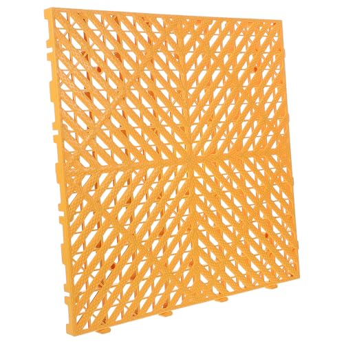 FELTECHELECTR Plástico Rejilla Drenaje Antideslizante para Lavado Coches Baldosa Suelo Resistente Carga Pesada Panel Cuadrado Encajable para Taller Fácil Limpieza y Soporte Duradero