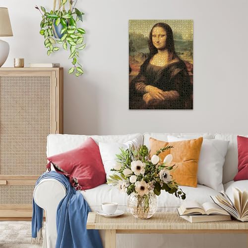 Puzzle 1000 pièces Ravensburger Art collection La Joconde Léonard de Vinci - vue 7