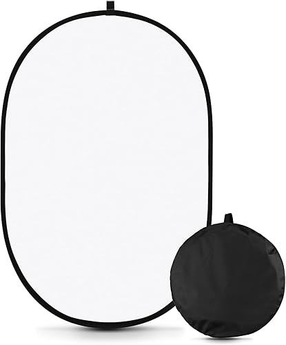 SUPON Difusor de luz suave de estudio de iluminación de 60 x 80 pulgadas panel de disco plegable con bolsa de transporte para estudio al aire libre
