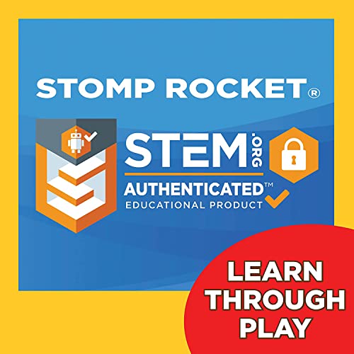 Stomp Rocket Ultra LED Rocket Launcher for Kids, 4 LED Foam Tipped Rockets - Fun Backyard & Outdoor Kids Toys Gifts for Boys & Girls - Toy Foam Blaster Set - Multi-Player Adjustable Launch Stand
