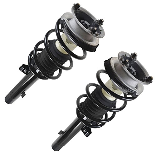 Image of TRQ Front Driver and Passenger Side Strut and Spring Assembly Set | For 07-11 BMW 328i RWD 07-11 335i RWD 08-13 128i 08-13 135i 06 325i 06 330i 09-11 335d