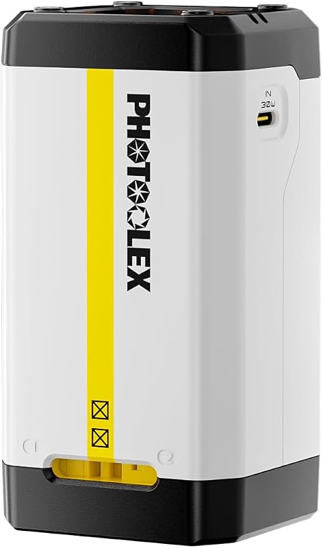 PHOTOOLEX BB2 2-Slot Battery Charger for EN-EL15C Batteries | 30W USB-C Fast Charger Compatible with Nikon ZR, Z6III, Zf, Z8, Z7II, Z7, Z6II, Z6, D850, D810, D780, D750, D500 Cameras