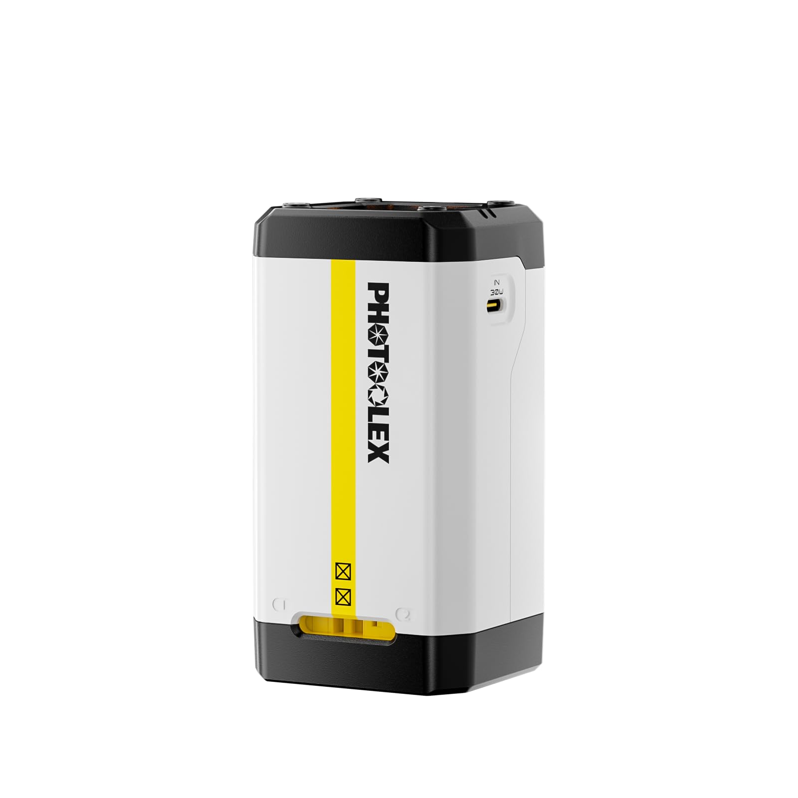 PHOTOOLEX BB2 2-Slot Battery Charger for NP-FZ100 Batteries | 30W USB-C Fast Charger Compatible with Sony A7iii, A7iv, FX30, FX3, A6700, A6600, EOS R5 R6 R7 5D 6D 7D Mark II Cameras