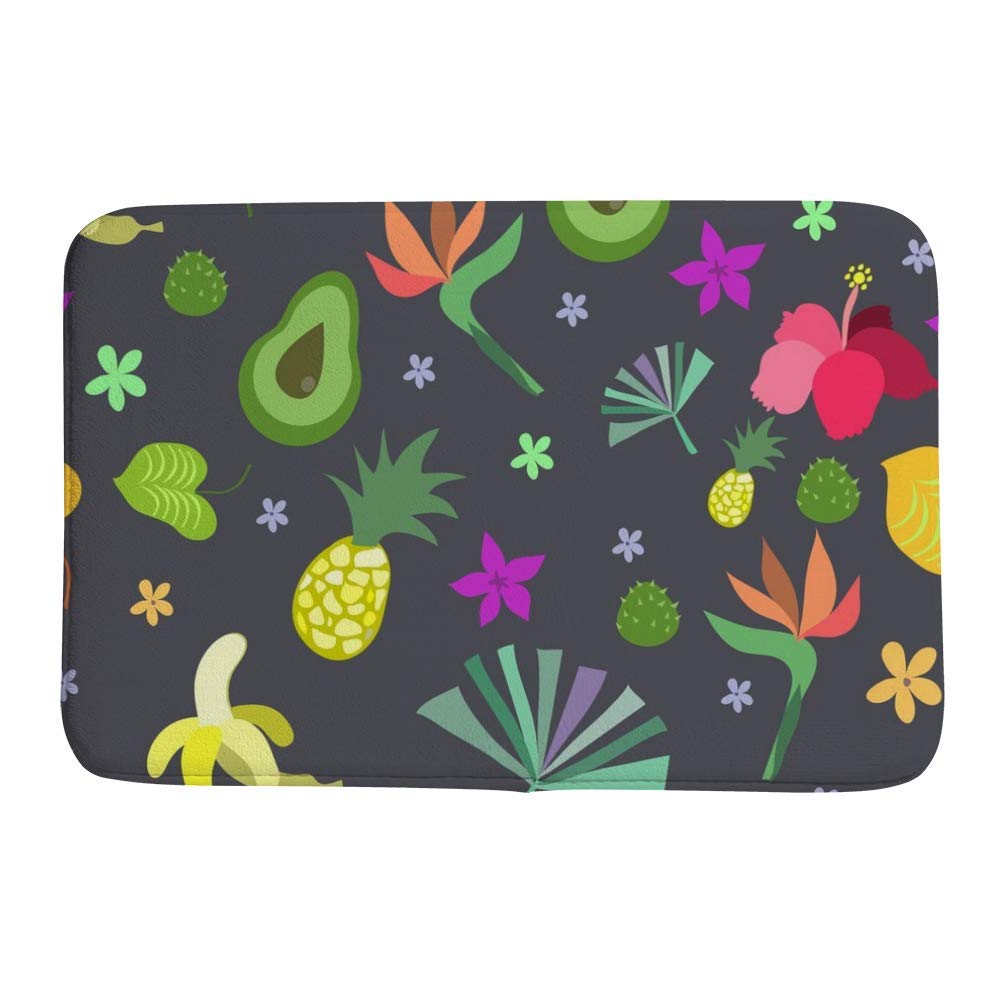 Tapis de salle de bain absorbant pour sol mouillé en velours