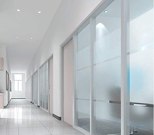 Miniatura 4 de Niviy - Película esmerilada para ventana, ducha, no adhesiva, cubierta para baño, oficina, sala de estar (11.8 x 118 pulgadas).