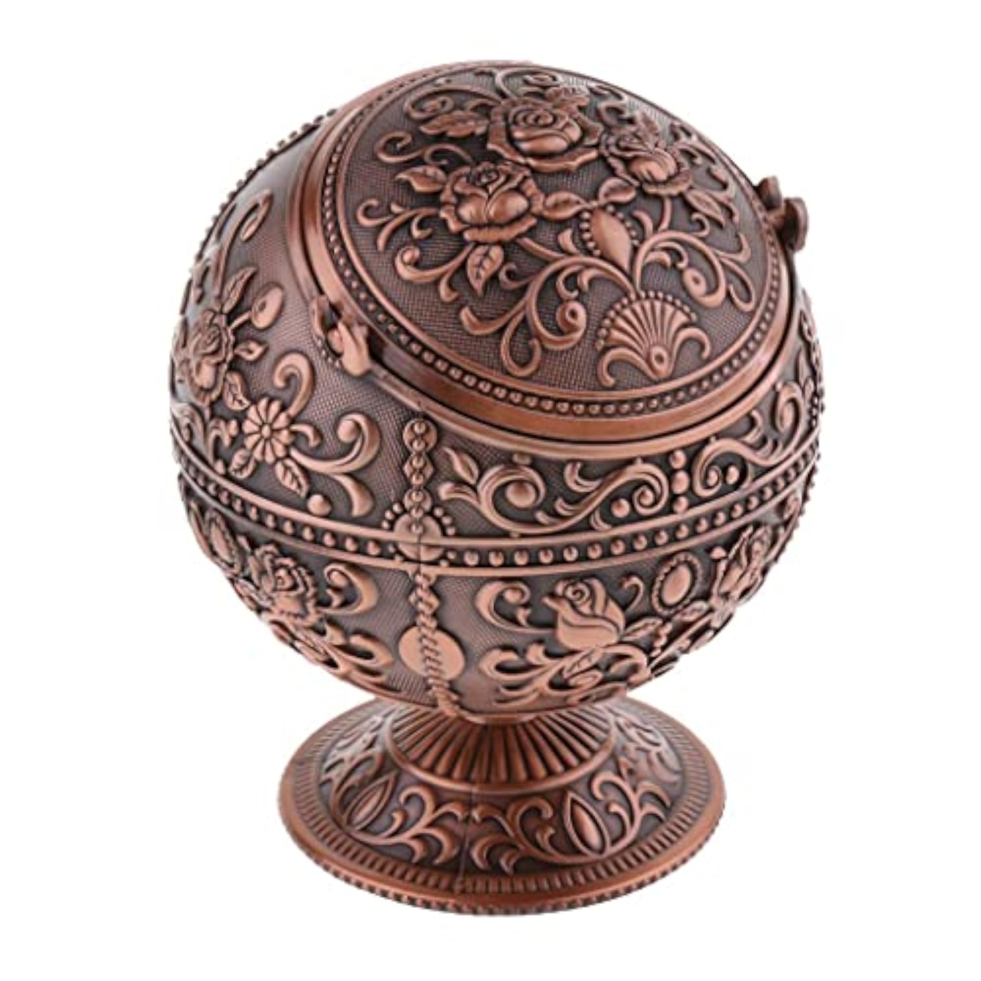 Unique Windproof Globe Cigar Ashtray with Lid