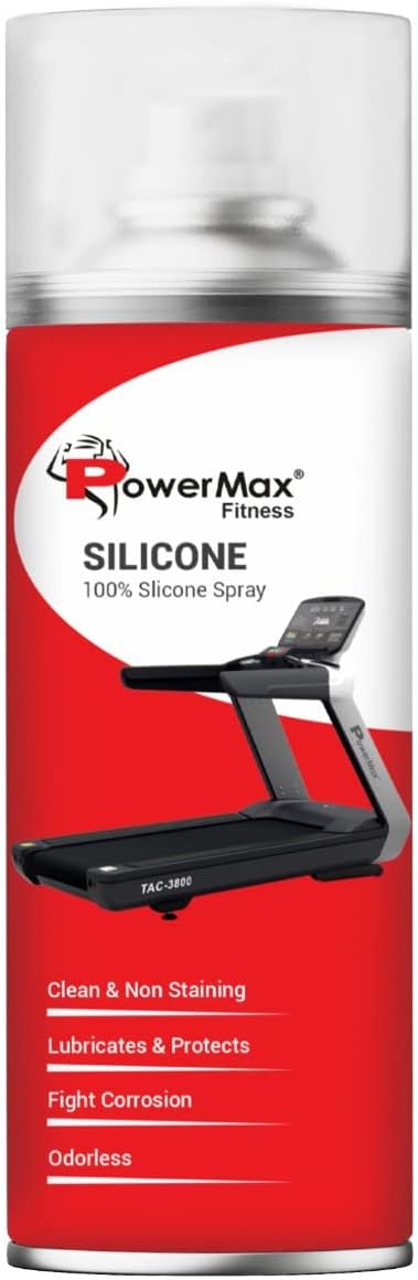 Silicone Oil Lubricant Spray for Treadmill (500ml), Use For Equipment Applications Extra Long Control Flow Applicator Easy To Use On All Treadmills