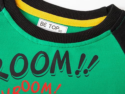 Toddler Boys Dinosaur Sweatshirts Pullover Crewneck Long Sleeve Top T-Rex T-shirt4