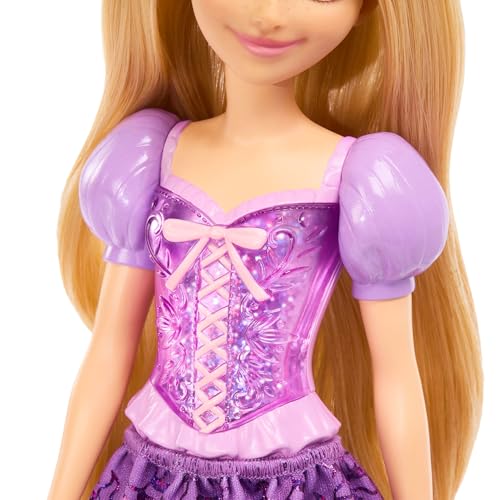 Mattel Disney Princess Rapunzel Modepuppe im typischen Look – Ansicht 6