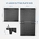 IKIER H1 Laser Waben Arbeitstisch 46 * 42,5CM Matrix Erweiterbarer Honeycomb Wabentisch für Laser Graviermaschine