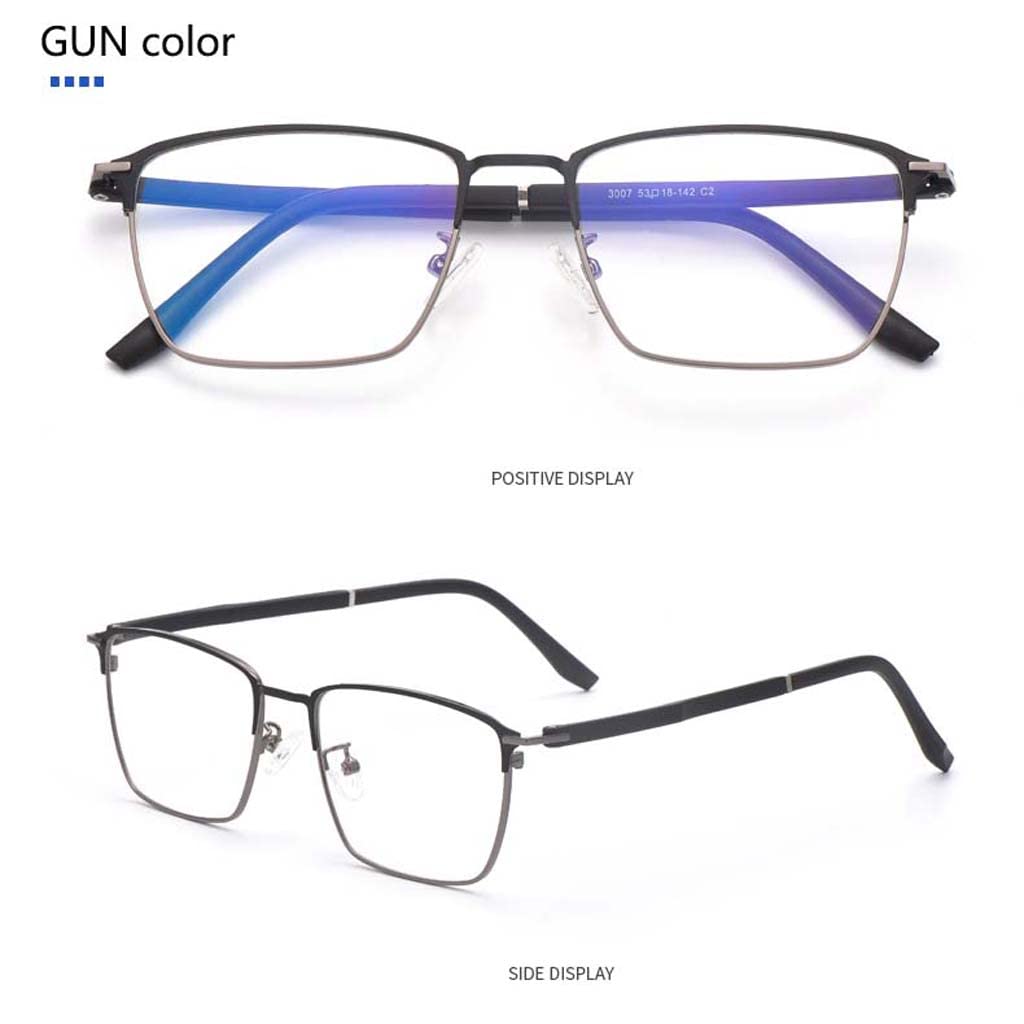 WZX Decoloración Lejos y Cerca Gafas de Lectura de Doble Uso HD Antifatiga Ocular Gafas de Lectura para computadora Gafas para Juegos Gafas de televisión para Hombres Zoom automático antideslumbrante