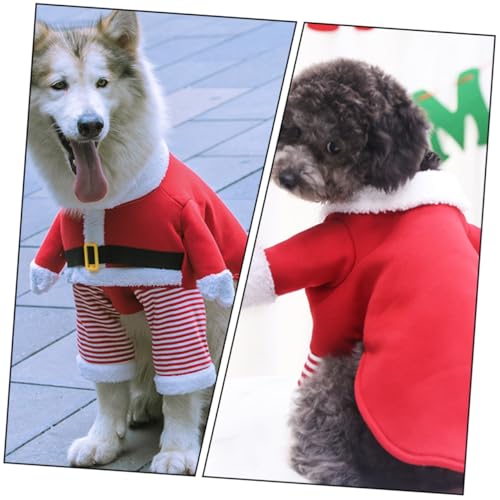 Disfraz Navideño para Perro Talla 5XL Rojo miniatura 5