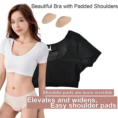 Sexy Breathable Fake Shoulders Padded Vest to Improve Slippery, Narrow, Collapsed Shoulders2