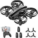 Tomzon ドローン カメラ付き 対戦型 24分飛行時間 100g未満 子供向け 初心者 室内 バッテリー3個 1080Pカメラ トイドローン 手投げ離陸 軌跡飛行モード 宙返り サークル飛行 高速回転誕生日 プレゼント 国内認証済み 24ケ月保証付 ブラック