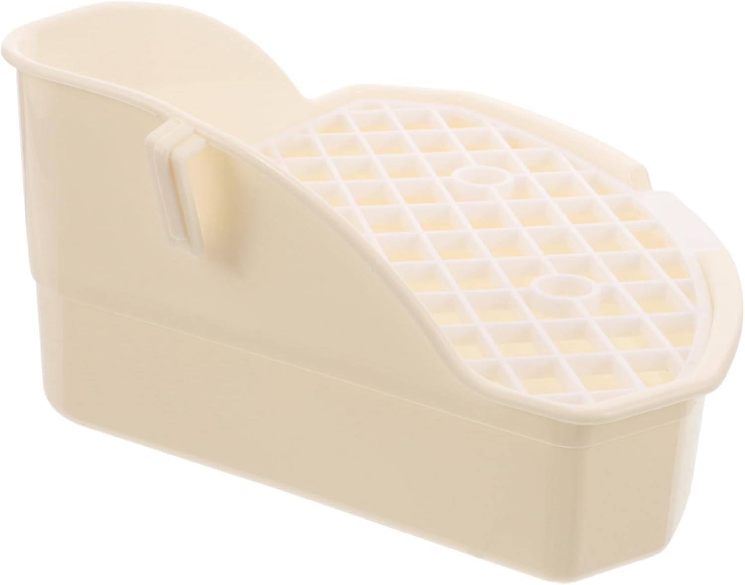COLLBATH Dog Potty Tray Cat Litter Pan Small Animal Toilet Leakproof Design Pet Litter Basin