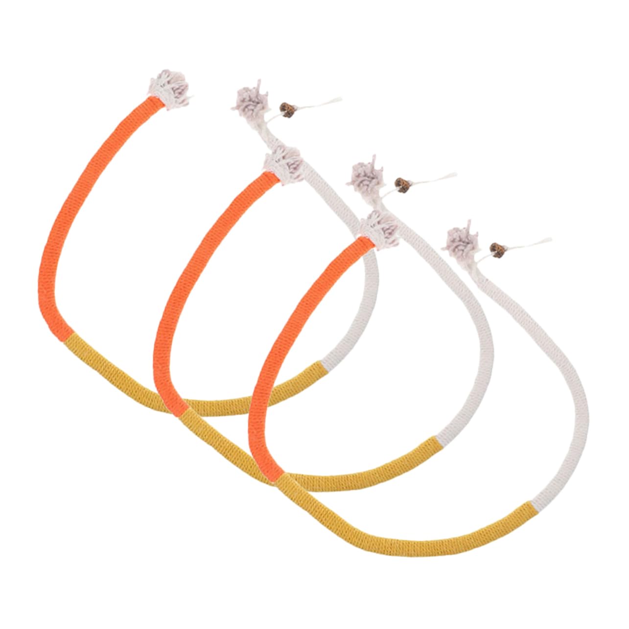 Yardwe 12 Pièces Corde À Mâcher pour Chat Jouets De Meulage De Voiture Jouet pour Chat Jouets De Meulage De Dents De Chat Corde De e De Dents De pour Animaux De