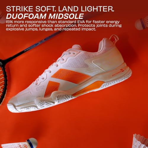 Image of Nivia Powerstrike 4.0 Badminton Shoes for Men | Breathable Air Mesh with Fusion Technology Upper| Best Non Marking Multidirectional Herringbone Structure