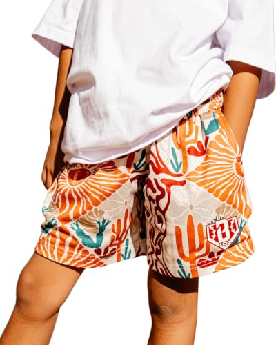 BL101 Youth Outlaw Baseball Mesh Shorts for Boys - Orange, YL - image 1