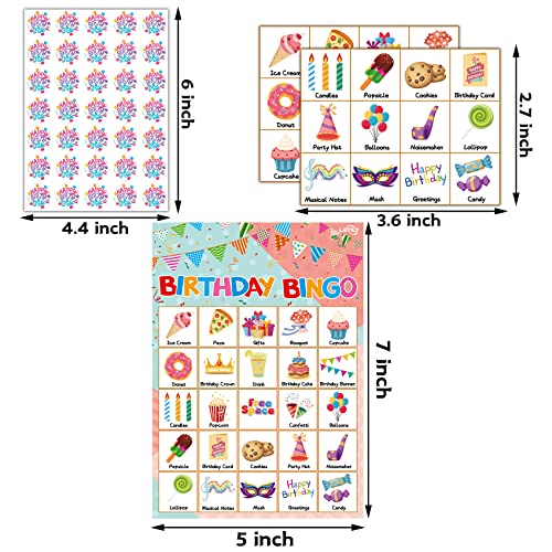 Juego de Bingo de Cumpleaños para 24 Jugadores para Niños miniatura 6