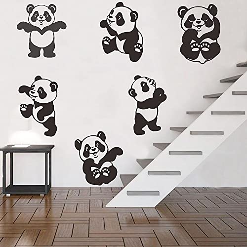 Vinilos Decorativos Panda Bambú 6 Piezas para Pared miniatura 7