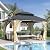 GARTOO 11’x13’ Patio Wooden Gazebo, Galvanized Steel Roof Gazebo & Privacy Curtains and Netting, Double Vented Roof Hardtop Gazebo for Garden, Porch, Lawn, Poolside, Backyard, Deck