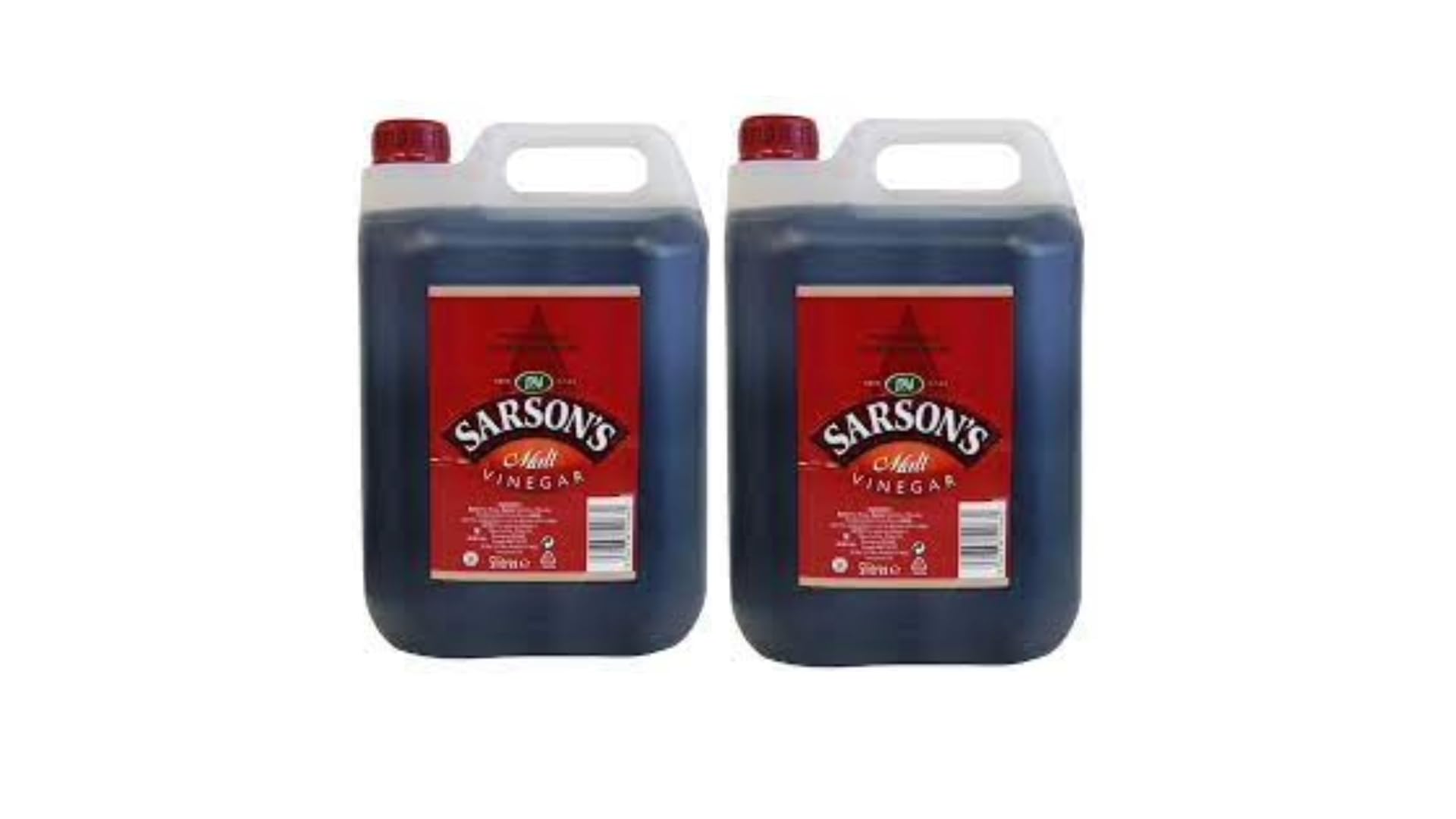 Sarson's Malt Vinegar 5L(Pack Of 2) The Classic British Condiment