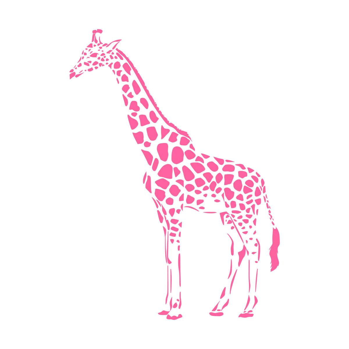 Kids Room Wall Decal Animal Giraffe Wall Sticker Safari Nursery Decor Removable Vinyl Art Cartoon Small - 42x57cm โ image 1
