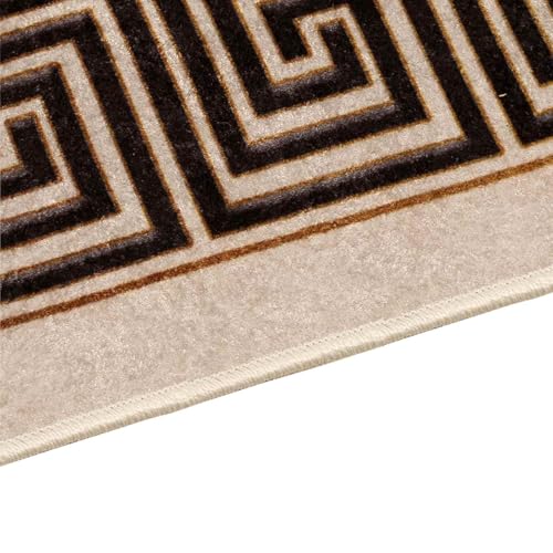 Tapis de passage antidérapant Marsa noir lavable en machine - 5