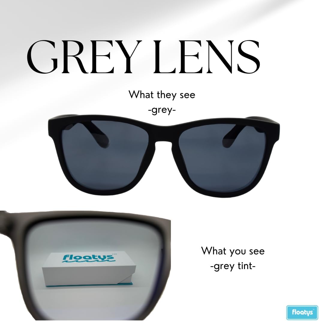 Floating Sunglasses Rubberized Eddys | Polarized Water Repelling Lenses | No Slip Frame | Lightweight | Men and Women