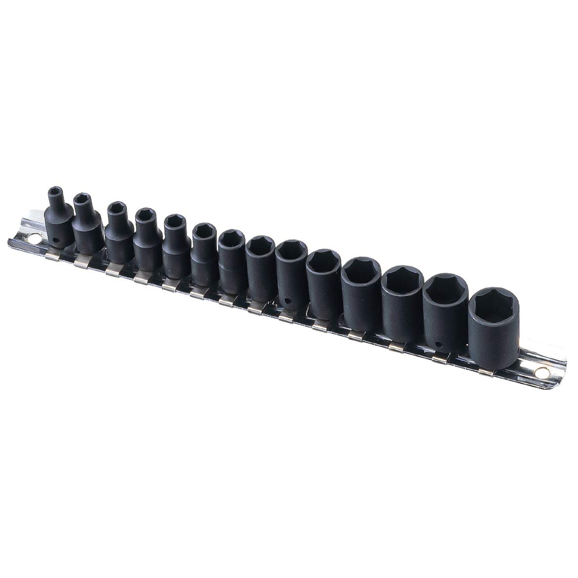 GENIUS TOOLSTF-214M 14 Piece 1/4" Dr. Metric Impact Sockets Set
