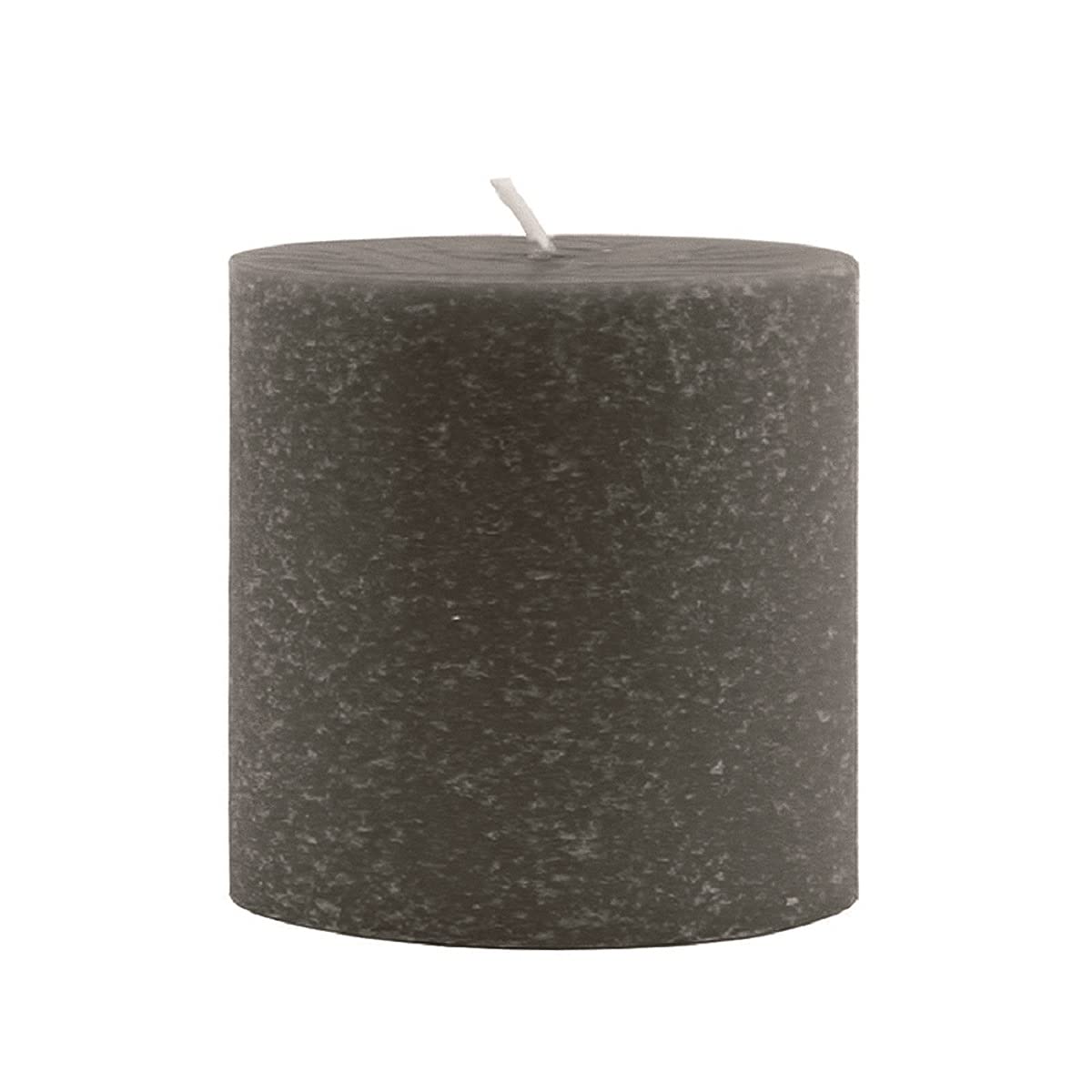 Root Candles Unscented Candles Premium Beeswax Blend Timberline Pillar Candle, 3 x 3-Inch, Stone