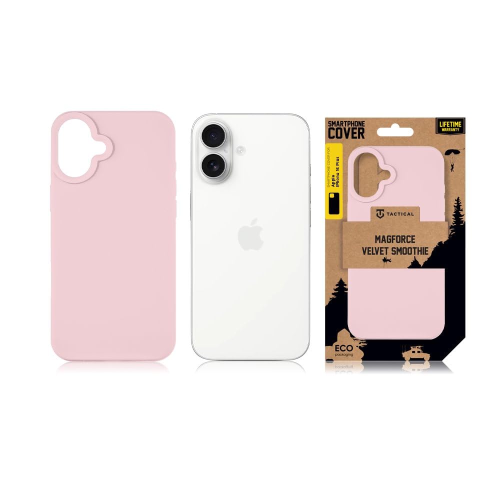 Tactical Funda mate para iPhone 16 Plus con soporte MagSafe - Pink Panther