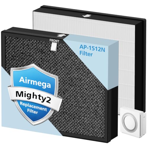 Image of Airmega Mighty2 Filter Replacement for Coway AP-1512N Air Purifier, 2 Pack