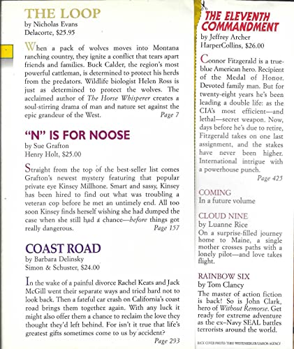 Reader's Digest Select Editions: The Loop, "N" ... B000GWCO6A Book Cover