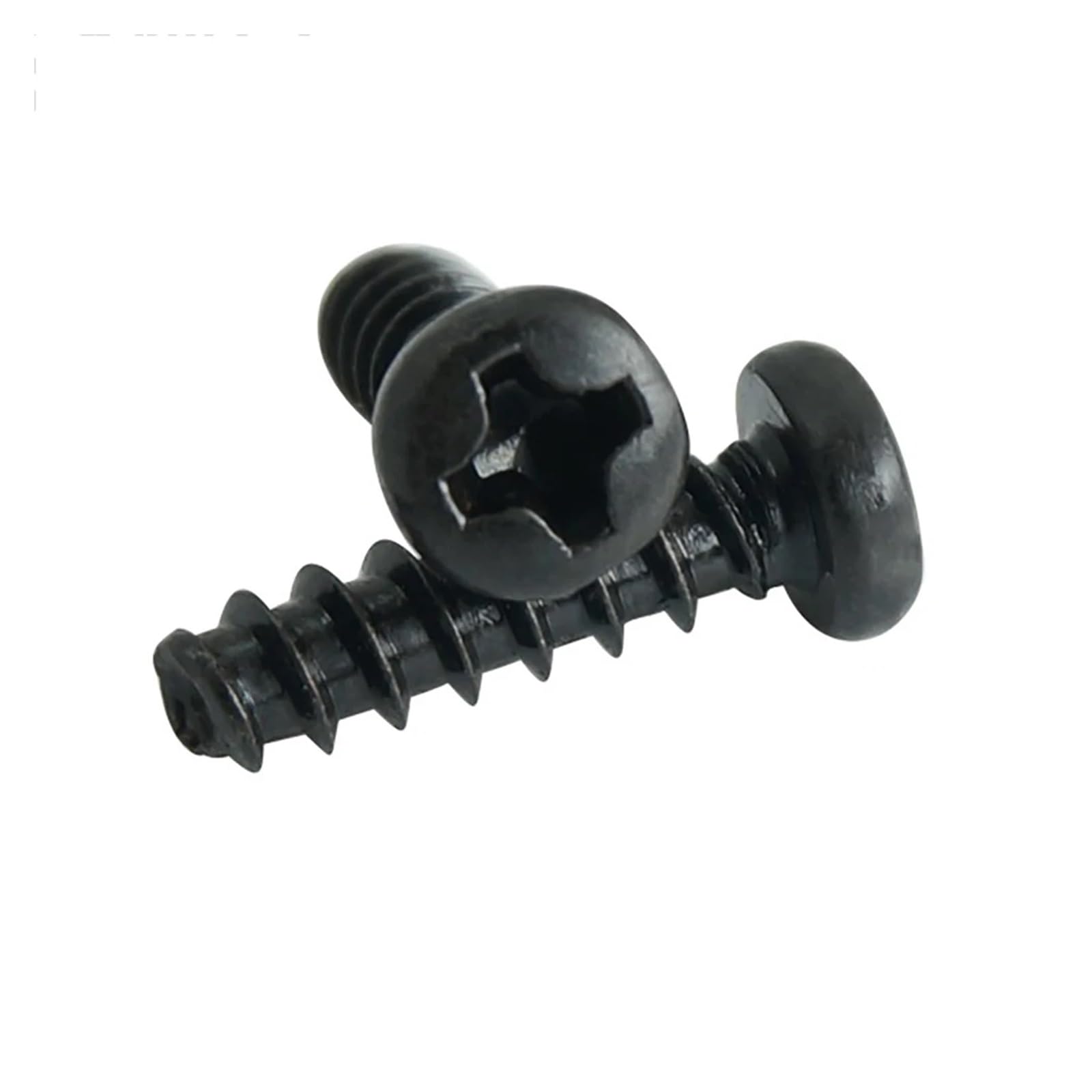 Tornillos Tornillos autorroscantes Tornillo de Ace 100 Tornillos autorroscantes de Cabeza Plana con Ranura en Mini M2.6 de Acero al Carbono Negro(M2.6 x100pcs*6mm)