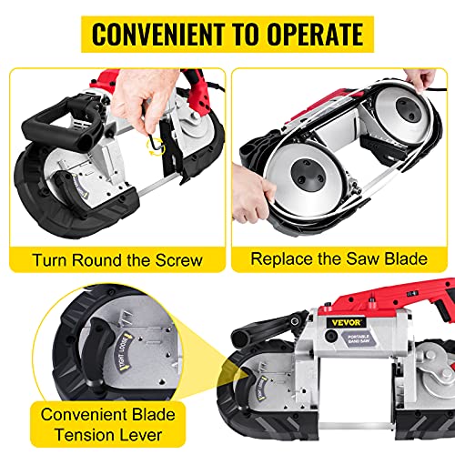 VEVOR 5Inch Corded Variable Speed Band Saw