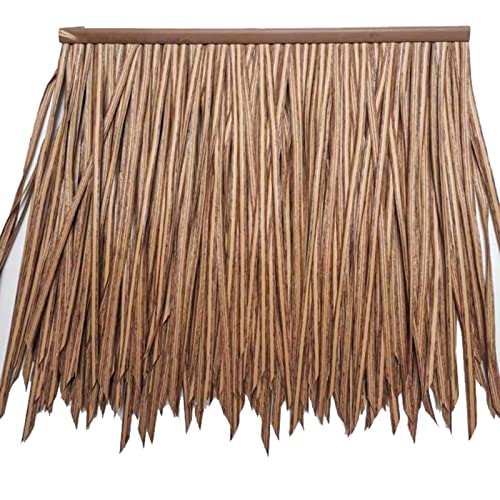 Tuile de chaume, Toit De Chaume, Faux Tuile De Chaume, Paille Décorative Du Toit Pittoresque, Matériaux Naturels 100% Durables, Revêtement Pour Toits / Parapluies / Abris De Jard(Size:50x50cm,Color:A)