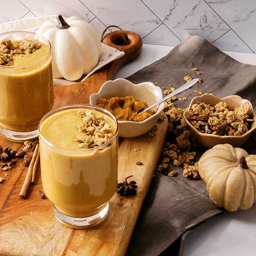 Image of PBfit 15 Ounce Pumpkin Spice Peanut Butter Powder, Powdered Peanut Butter Spread From Real Roasted Peanuts, 7g of Protein 7% DV, Gluten-Free, 70 calories, 90% less fat (Pack of 1)