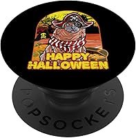 Vista 1 de Chow Chow Happy Halloween Costume Pirate PopSockets Standard PopGrip