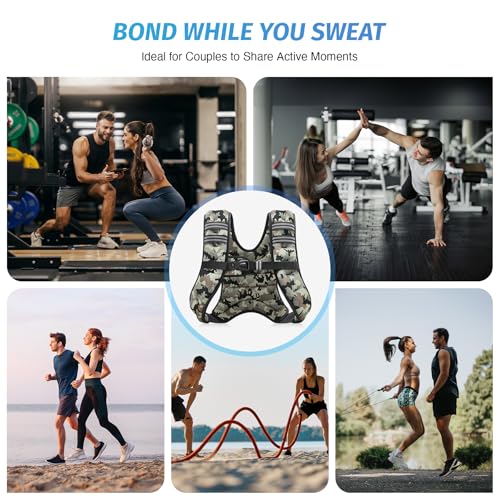 image for ZELUS Weighted Vest, 6lb/8lb/12lb/16lb/20lb/25lb/30lb Weight Vest for 