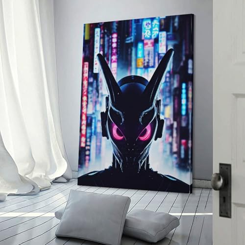 Affiche japonaise The Ghost décoration murale moderne toile 30x45