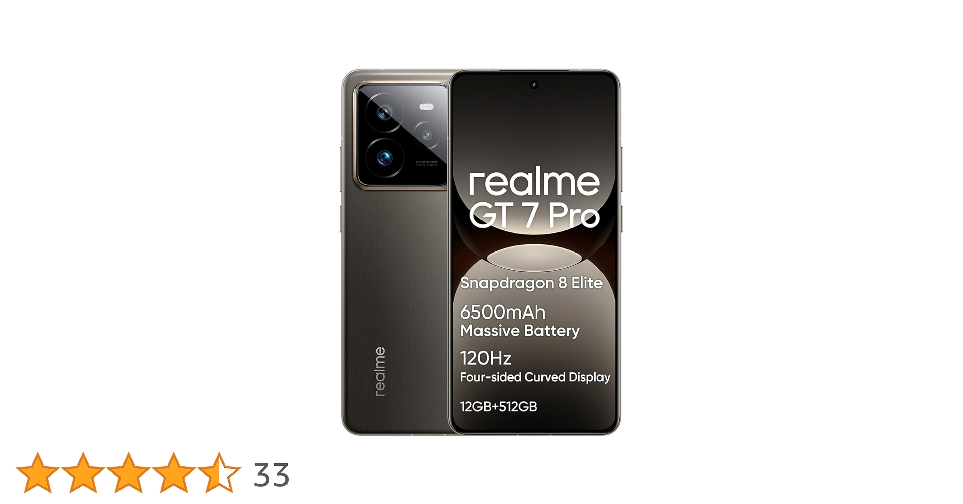 realme GT 7 Pro 5G telefon komórkowy, Snapdragon 8 Elite, 12