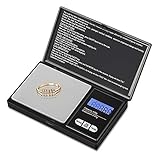 【Einzigartiges Design】 Zorara Küchenwaage mit einer Edelstahlplattform und einer Schutzklappenabdeckung. Diese Waage ist robust, langlebig und bietet Platz für viele Ihrer tragbaren Wiegebedürfnisse wie Lebensmittel, Tabletten, Pulver, Edelsteine ​​und Münzen , Schmuck, Gold usw.
